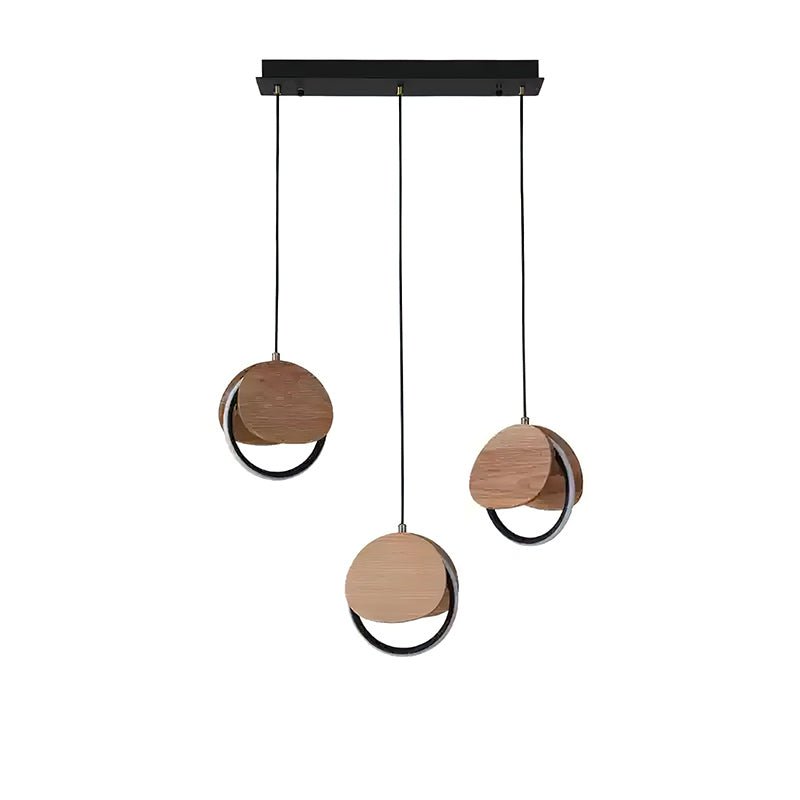 Avvelen Geometrische hanglamp van Hout