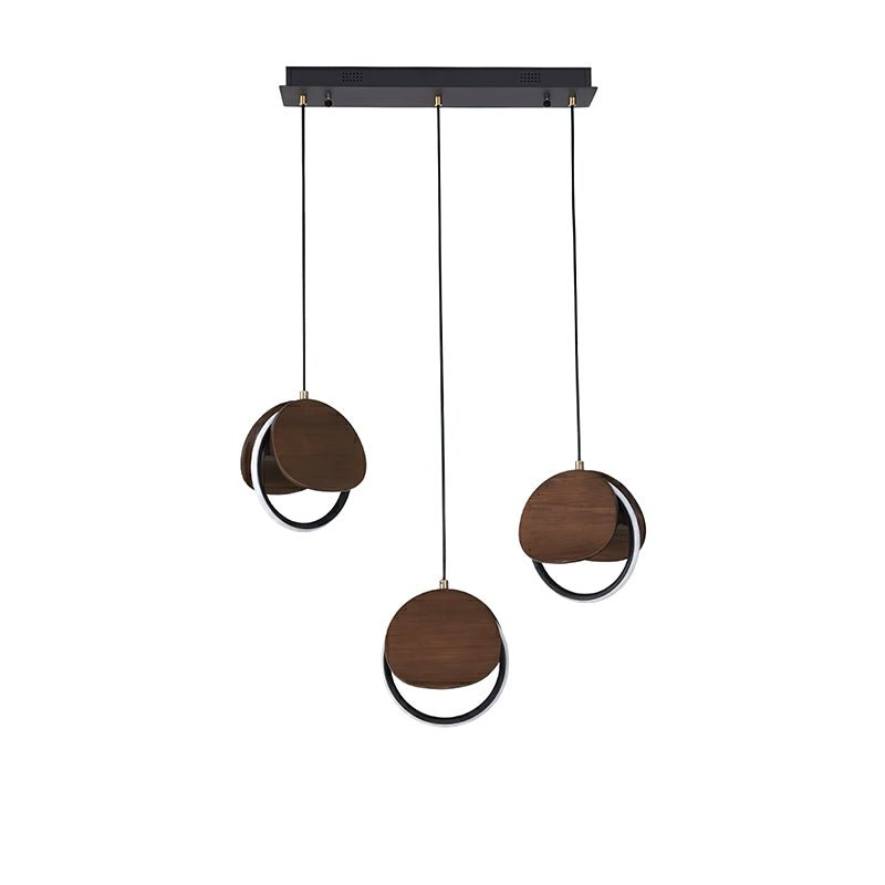 Avvelen Geometrische hanglamp van Hout