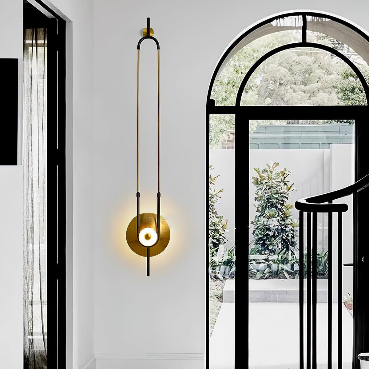 Ivory modern Minimalistisch ring Marmer Wandlamp