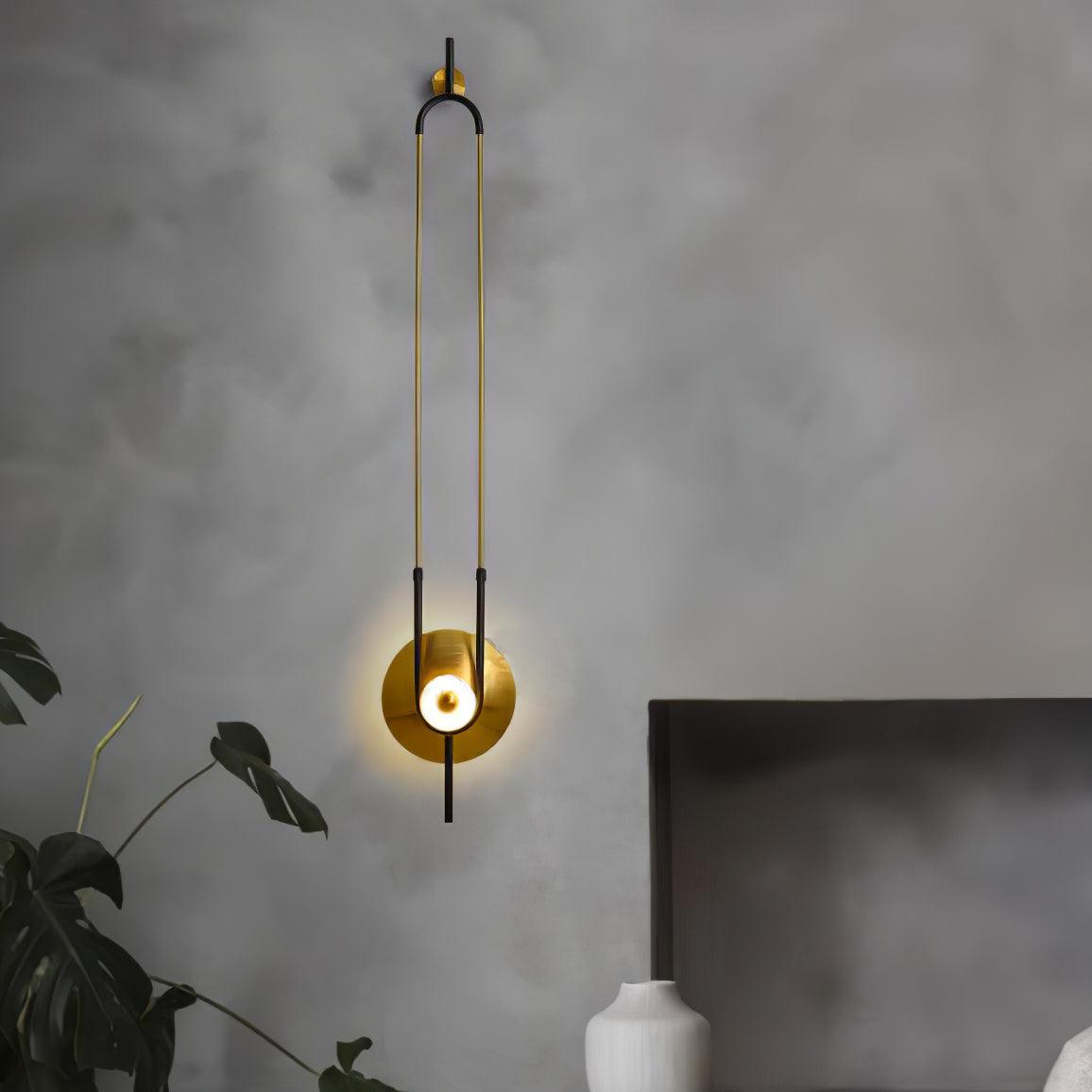 Ivory modern Minimalistisch ring Marmer Wandlamp