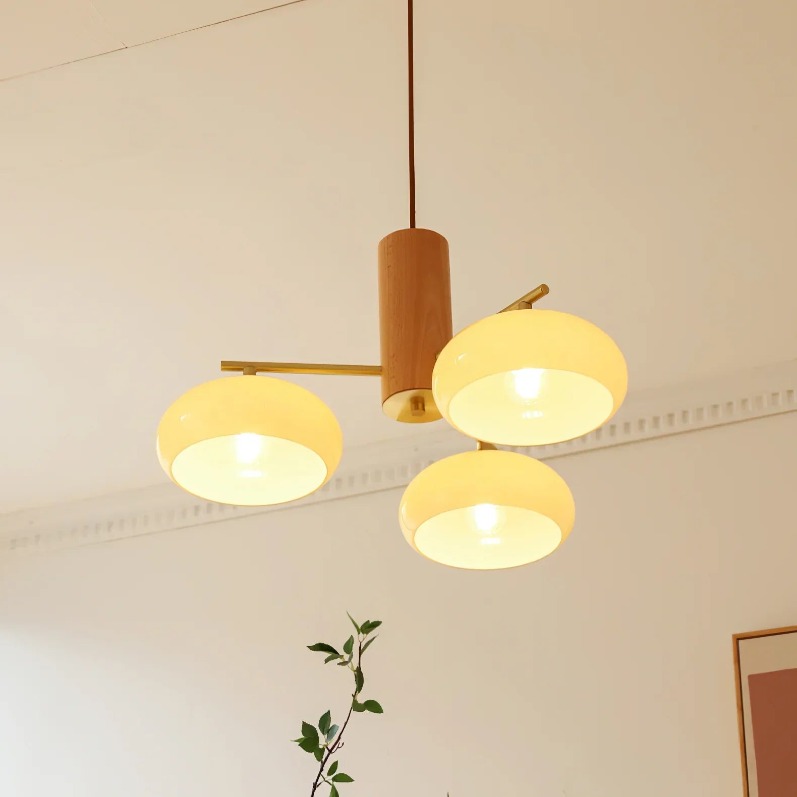 Valentina Modern Metaal Glas Elliptisch Kroonluchter Lampenkap Woonkamer Eetkamer