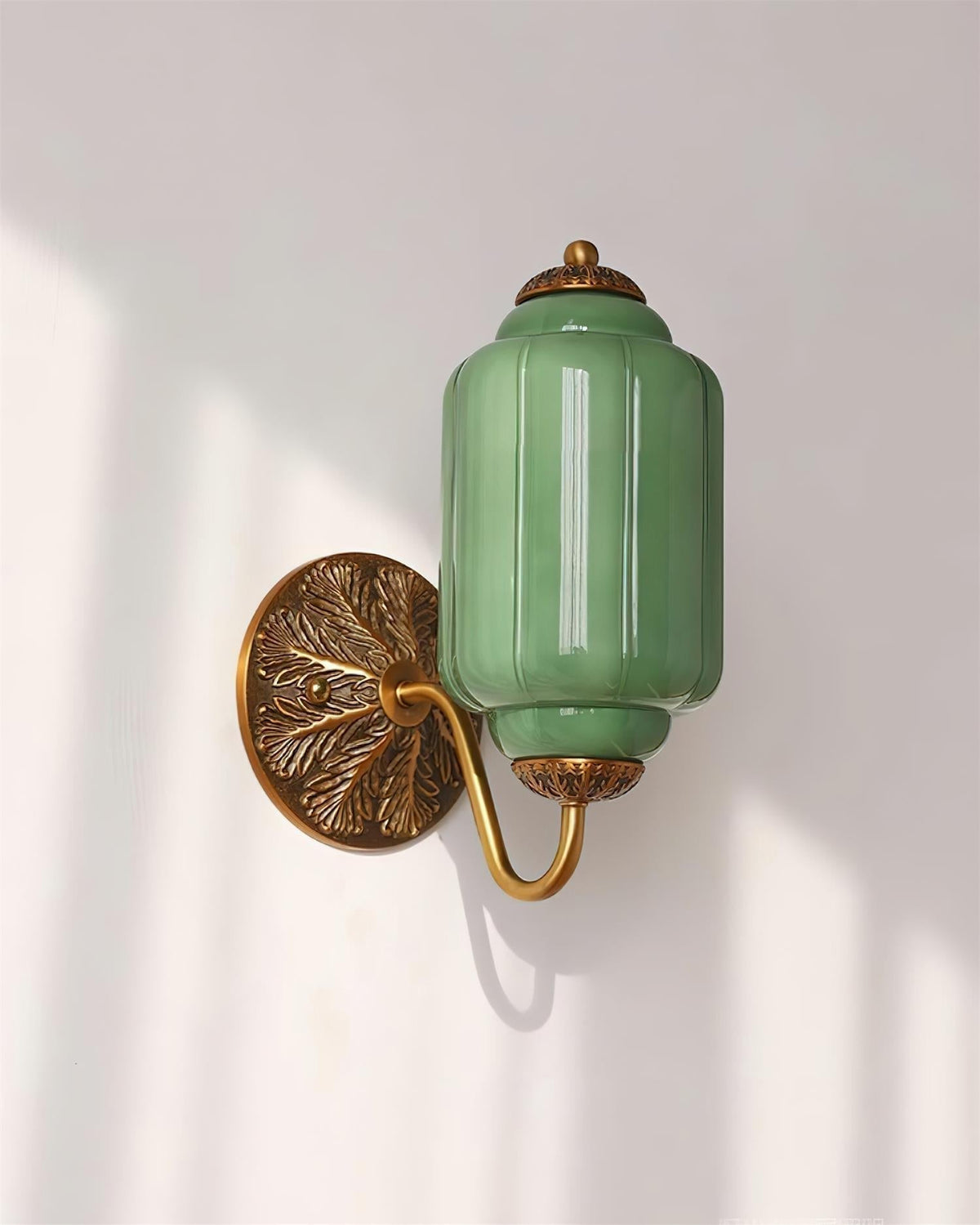 Melvane Vintage roze glazen wandlamp
