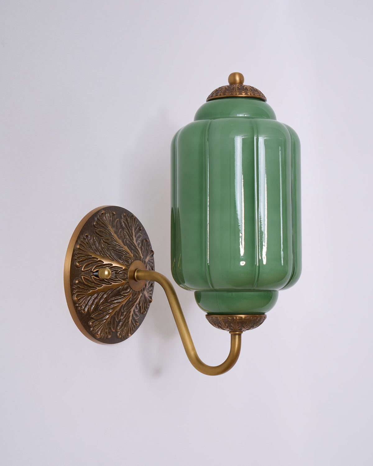 Melvane Vintage roze glazen wandlamp