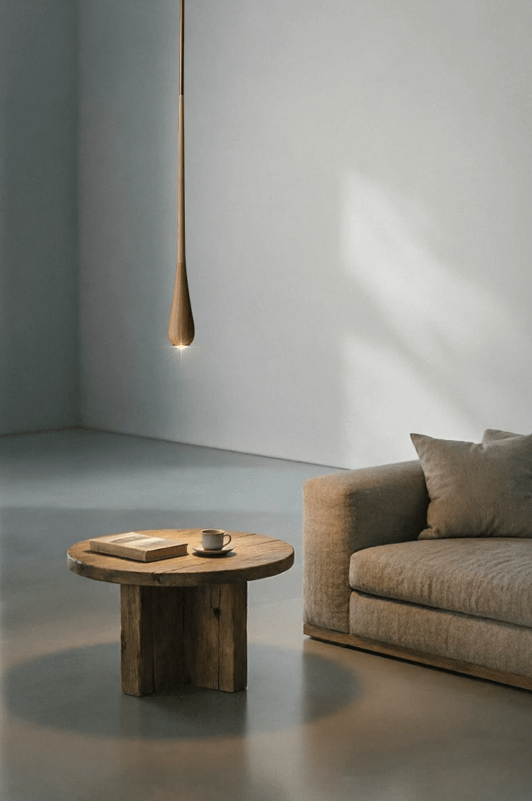 Sylvaelle traanvormige hanglamp