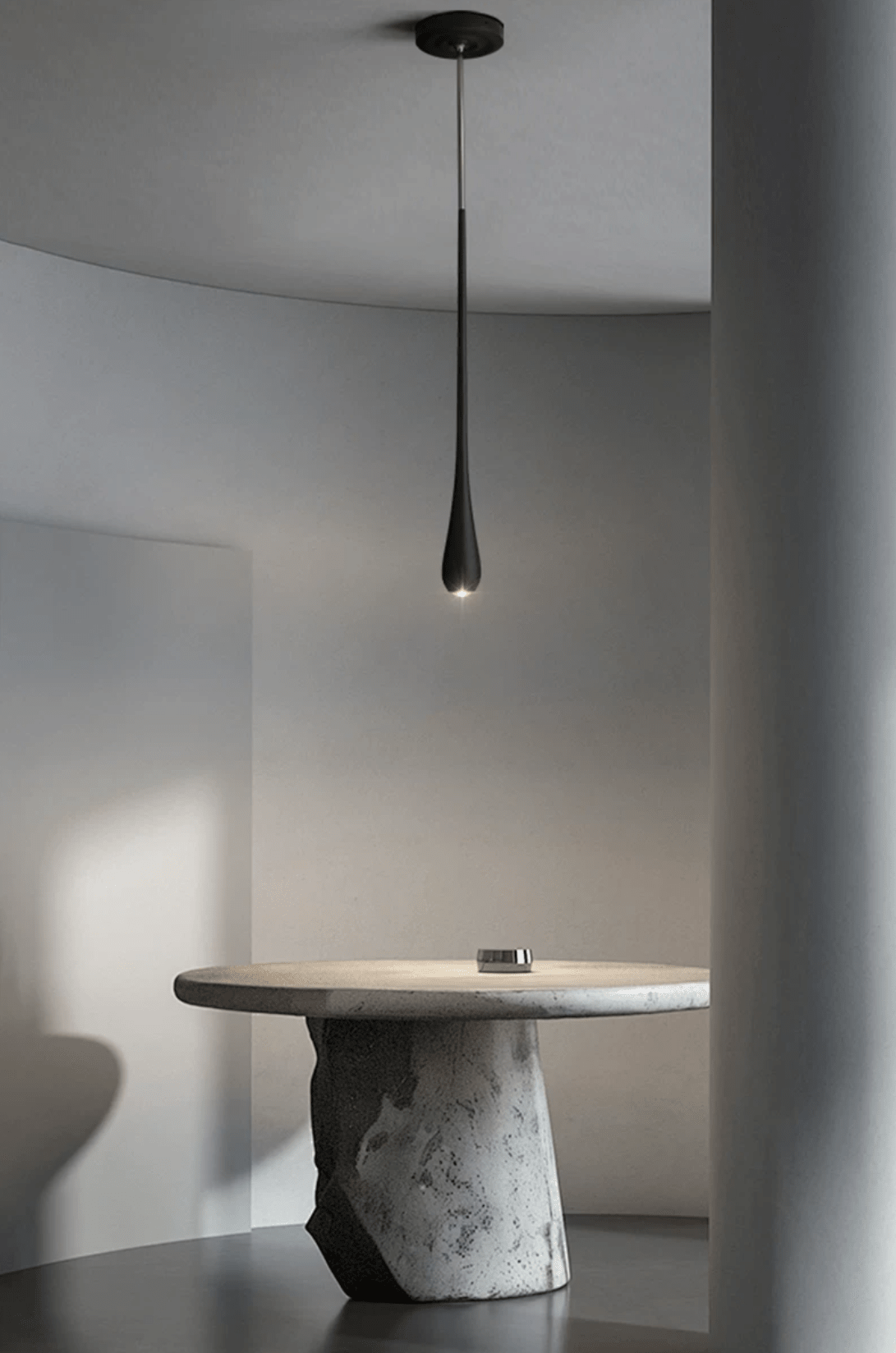 Sylvaelle traanvormige hanglamp