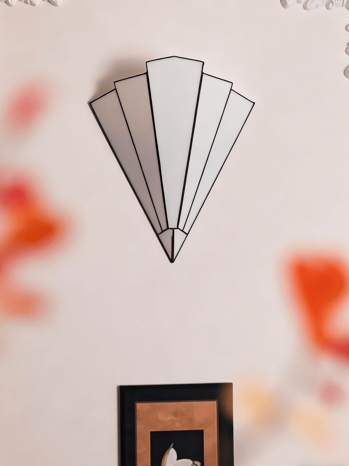 Lila Deco wandlamp