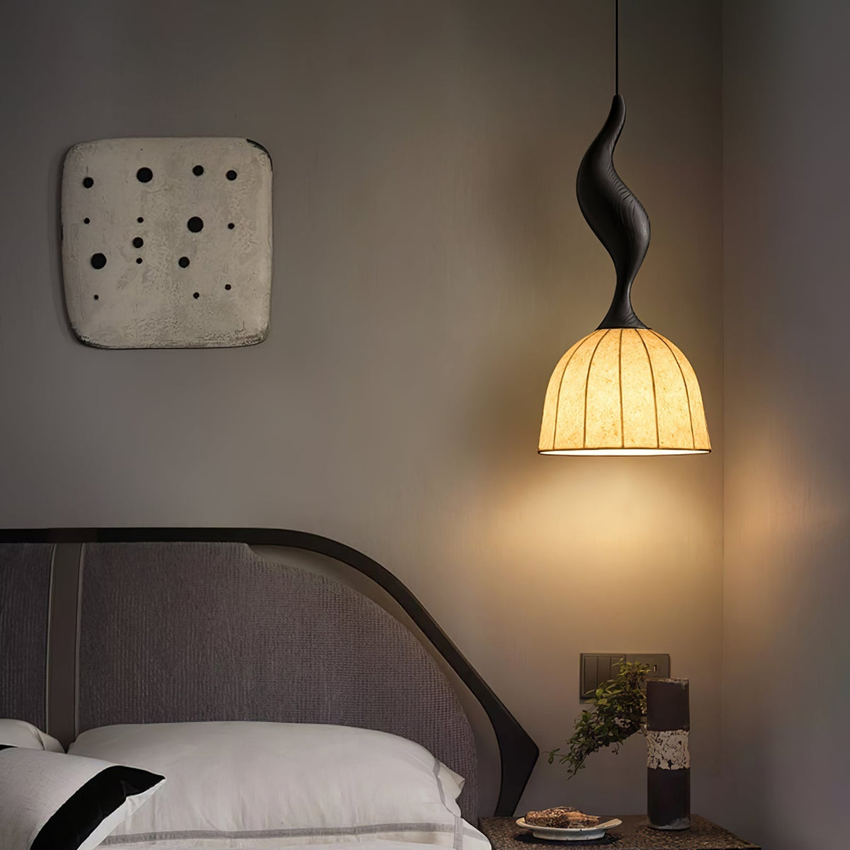 Colire Creativiteit Twisted Hout hanglamp