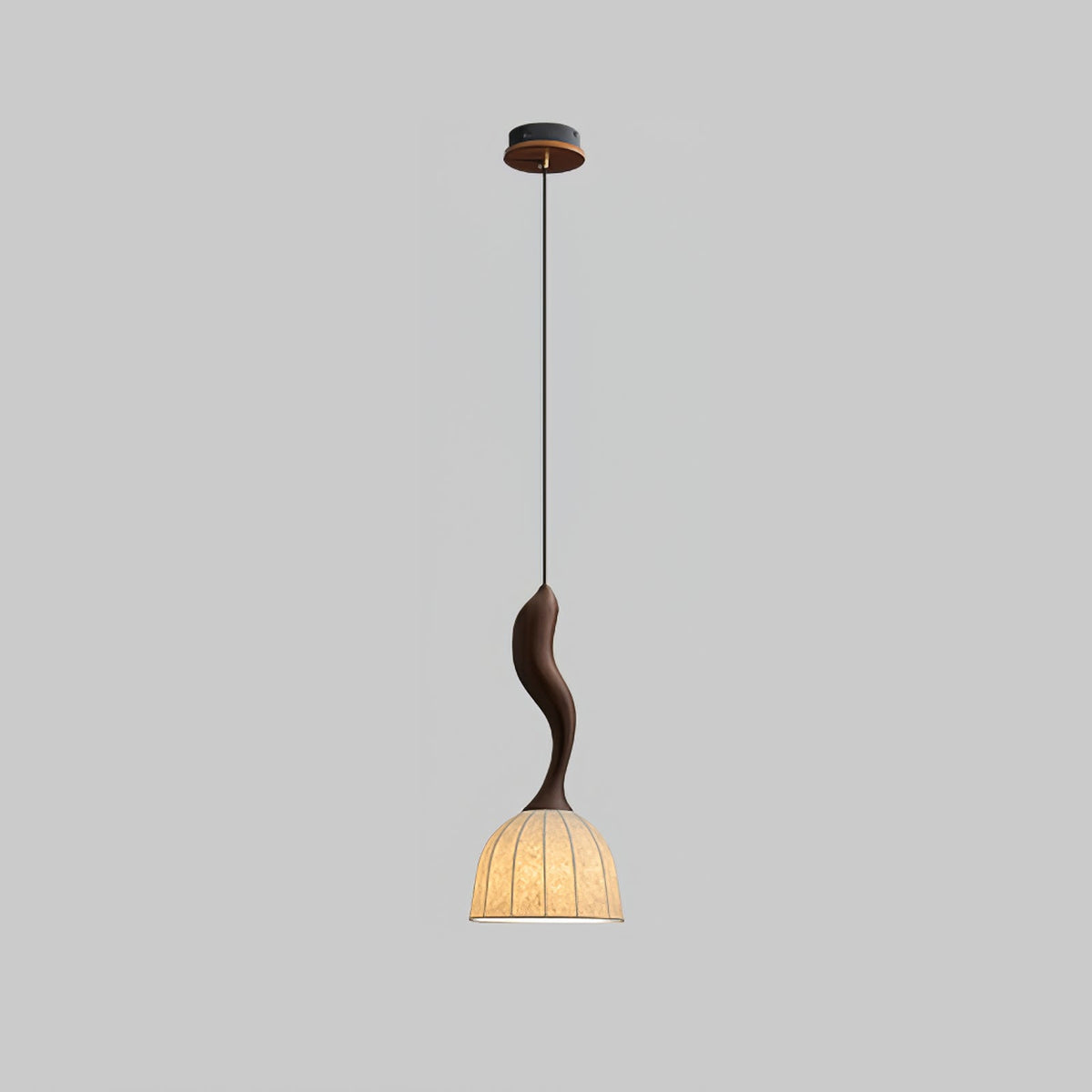 Colire Creativiteit Twisted Hout hanglamp
