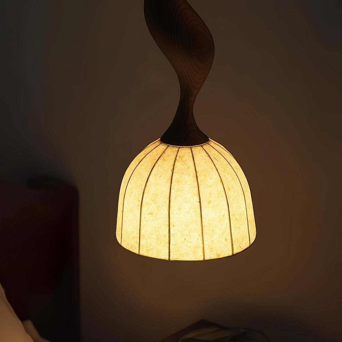 Colire Creativiteit Twisted Hout hanglamp