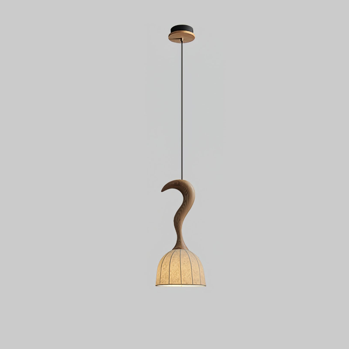 Colire Creativiteit Twisted Hout hanglamp