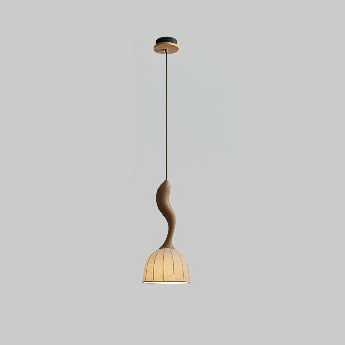Colire Creativiteit Twisted Hout hanglamp