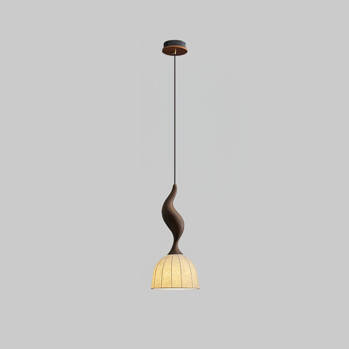 Colire Creativiteit Twisted Hout hanglamp