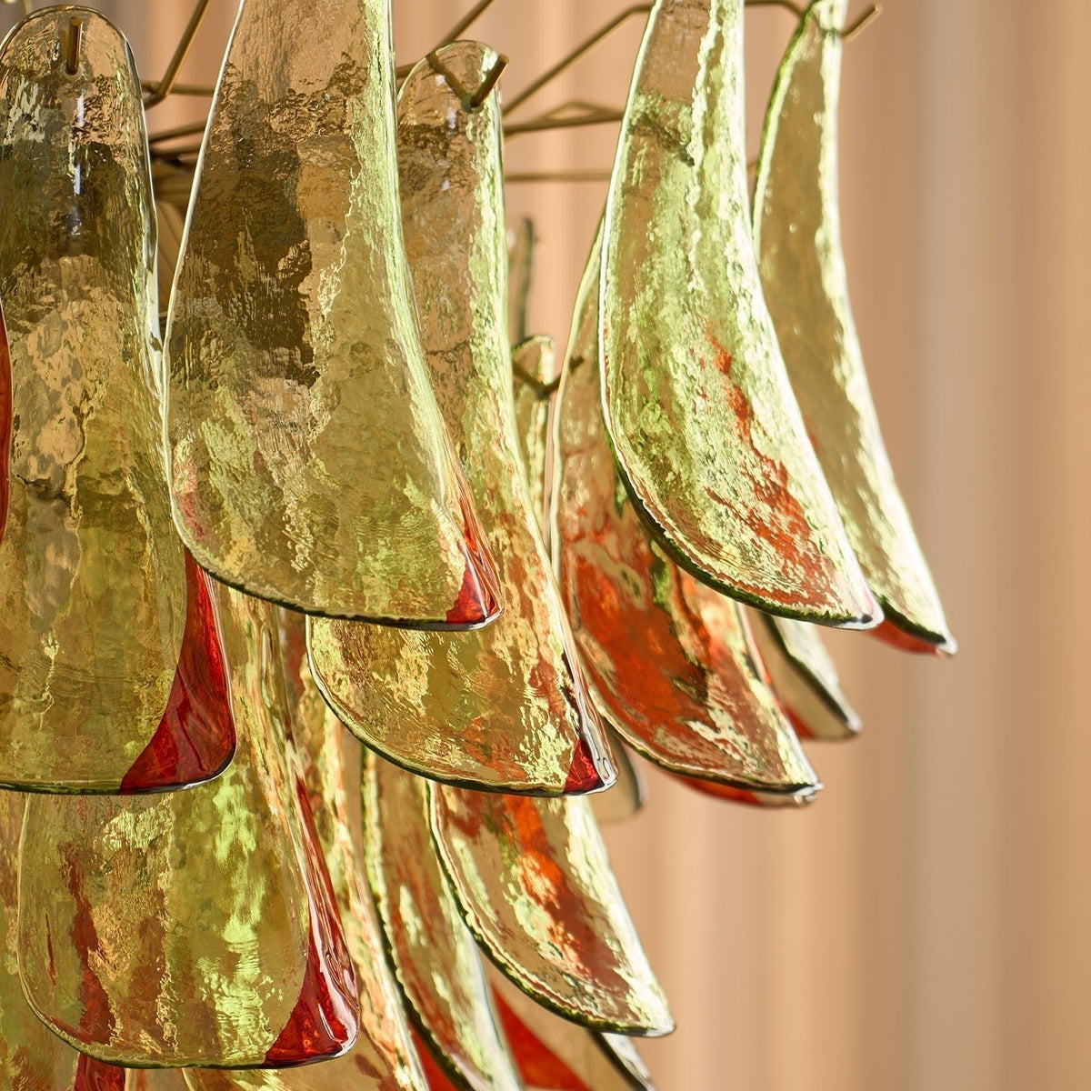 Celoraria Kroonluchter Murano-glas Bloemblaadjes Elegante