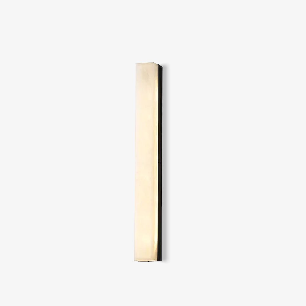Nivearia Minimalistische wandlamp van albast rechthoekig