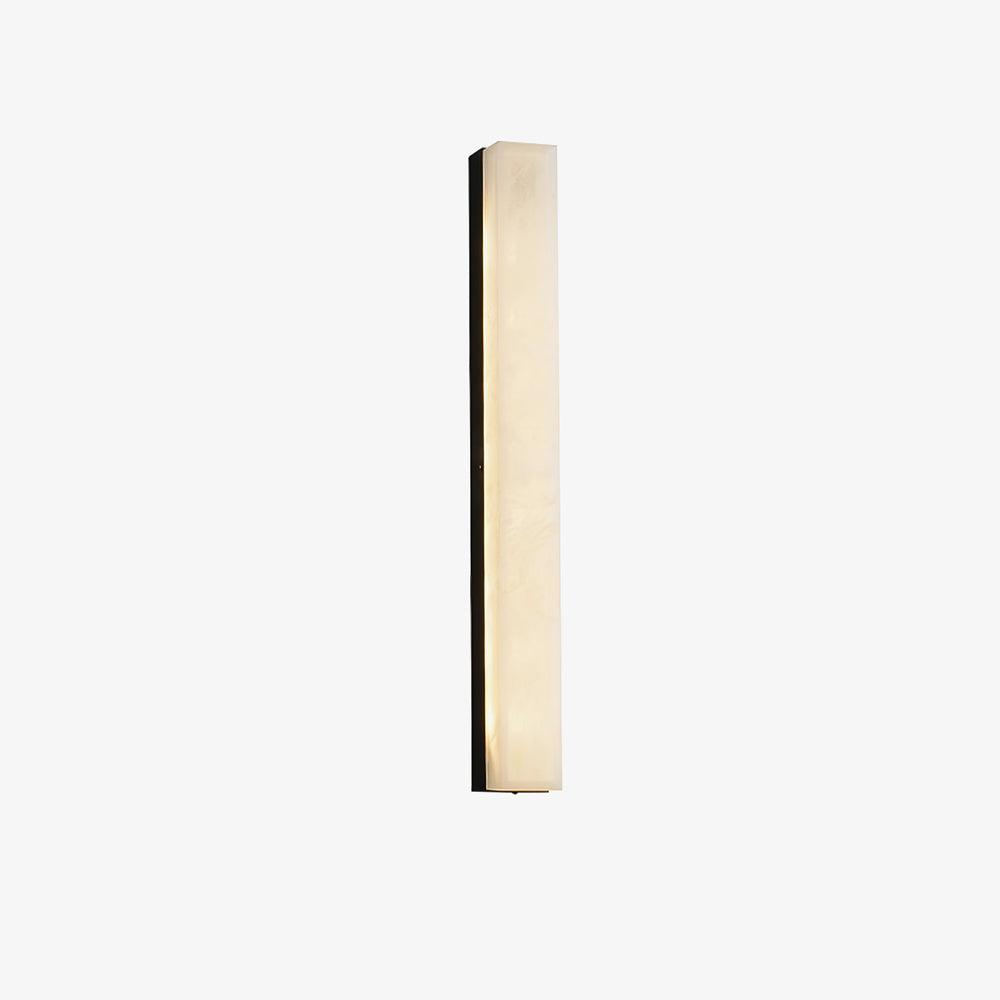 Nivearia Minimalistische wandlamp van albast rechthoekig