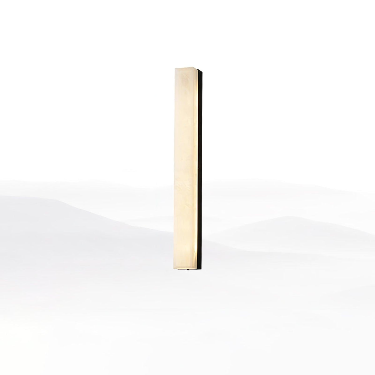 Nivearia Minimalistische wandlamp van albast rechthoekig