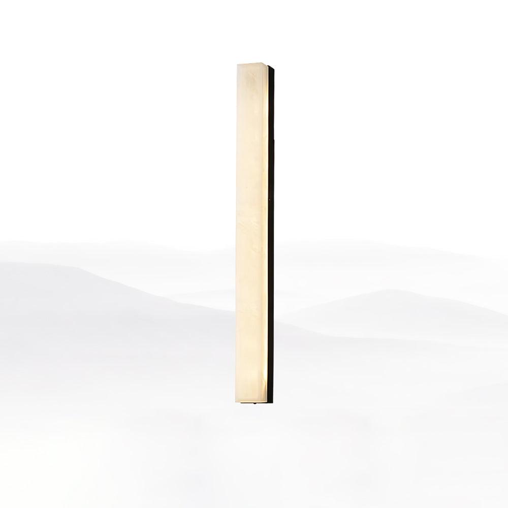 Nivearia Minimalistische wandlamp van albast rechthoekig
