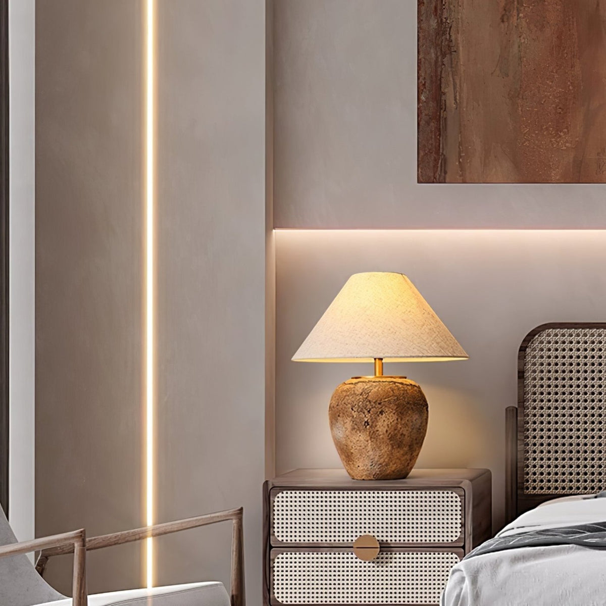 Terrava Rustic Keramische tafellamp