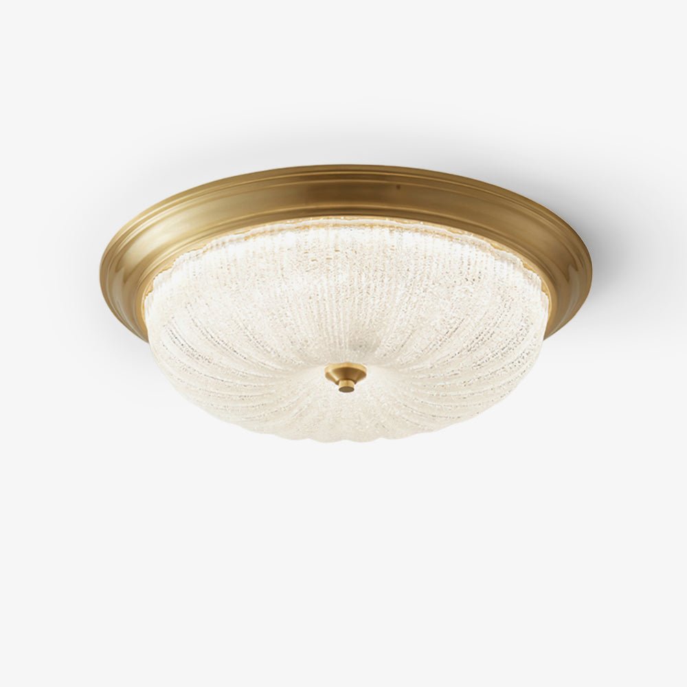 Nyrinis traditionele klassieke messing glas plafondlamp