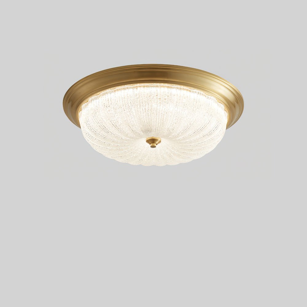 Nyrinis traditionele klassieke messing glas plafondlamp