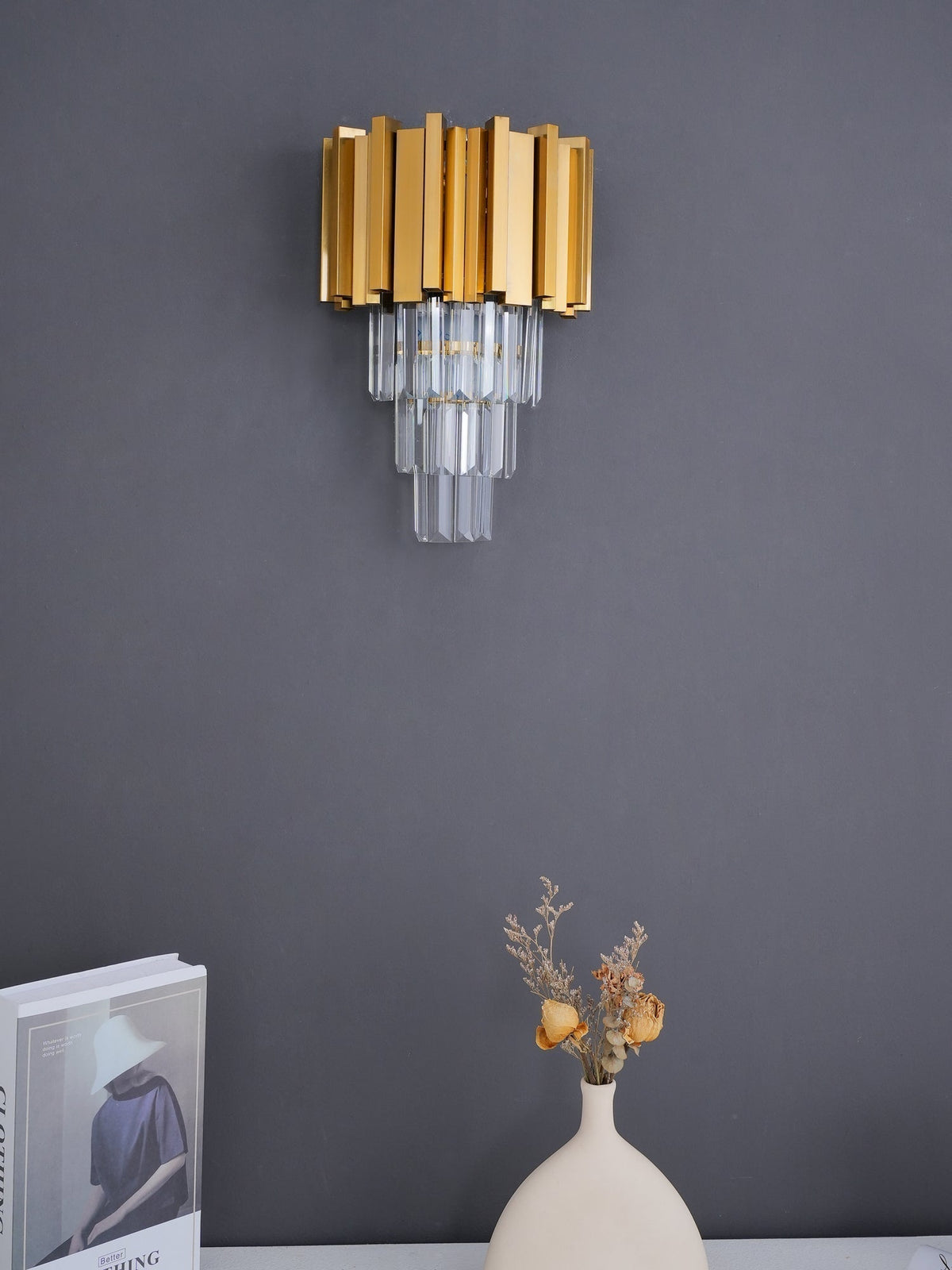Vevyniel Postmodern luxe Empire Kristal wandlamp