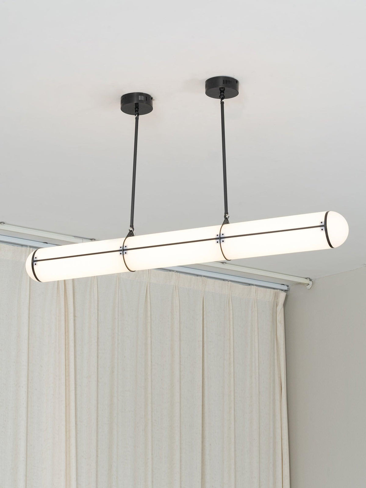 Rivenette hanglamp cilindrisch eindeloos voor eetkamer