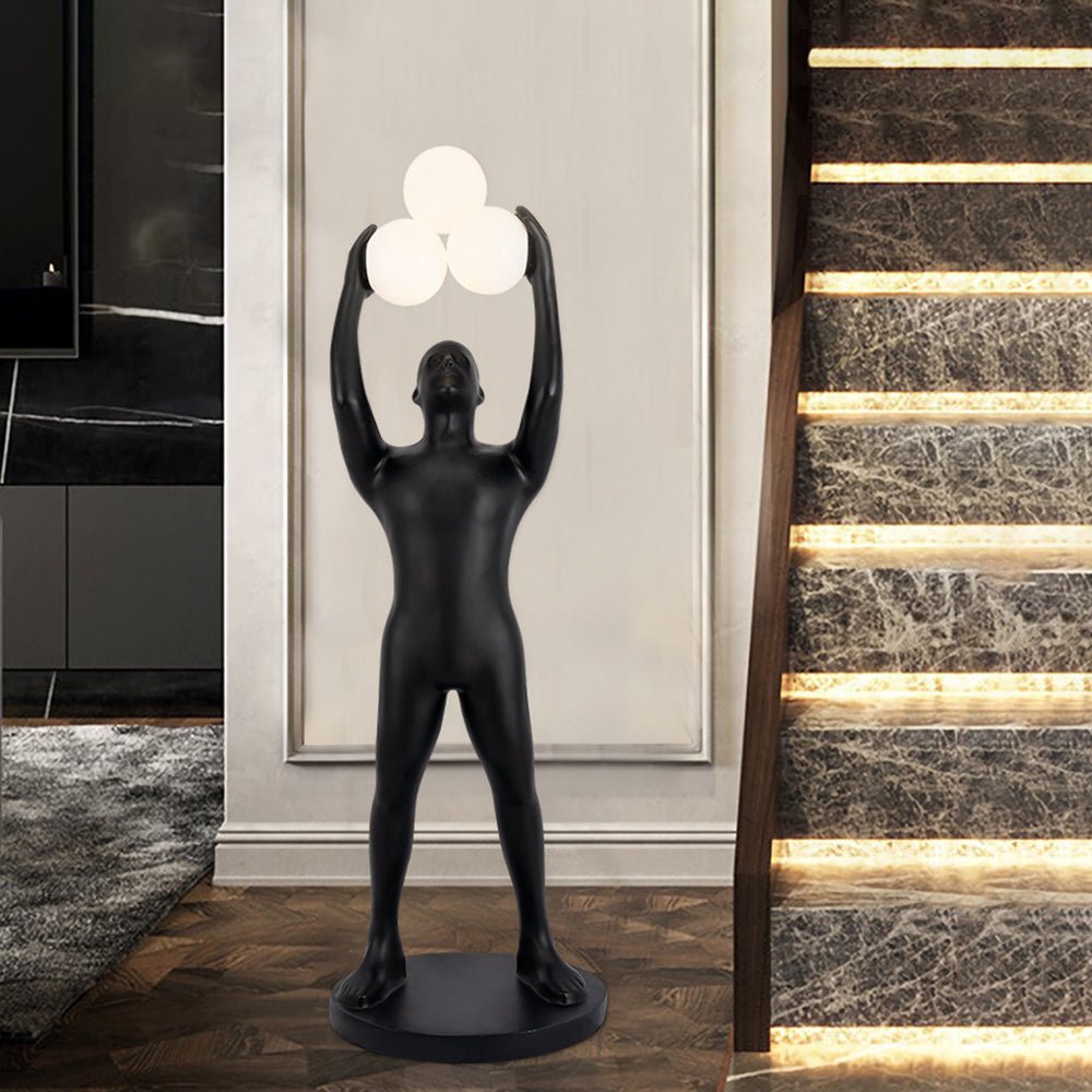 Athranis Uplifted Zwart Sculpturale vloerlamp