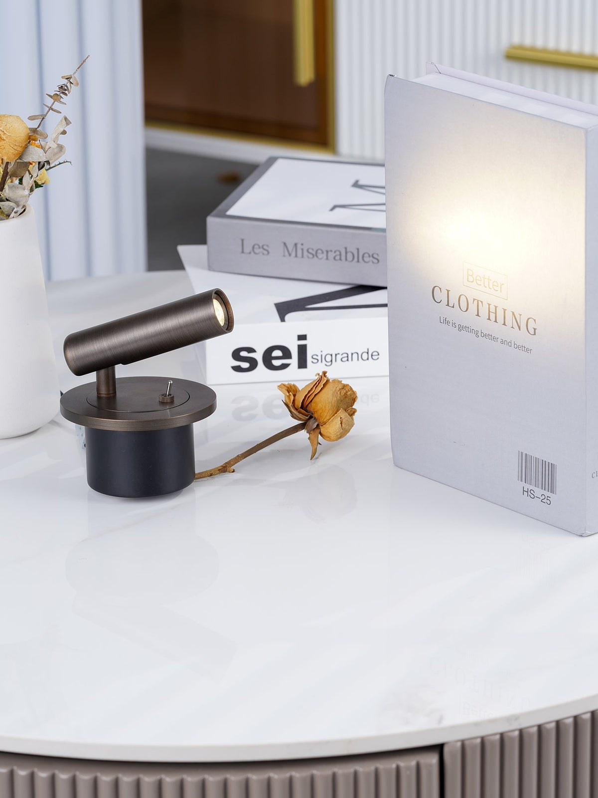 Galenor moderne minimalistische lees-wandlamp