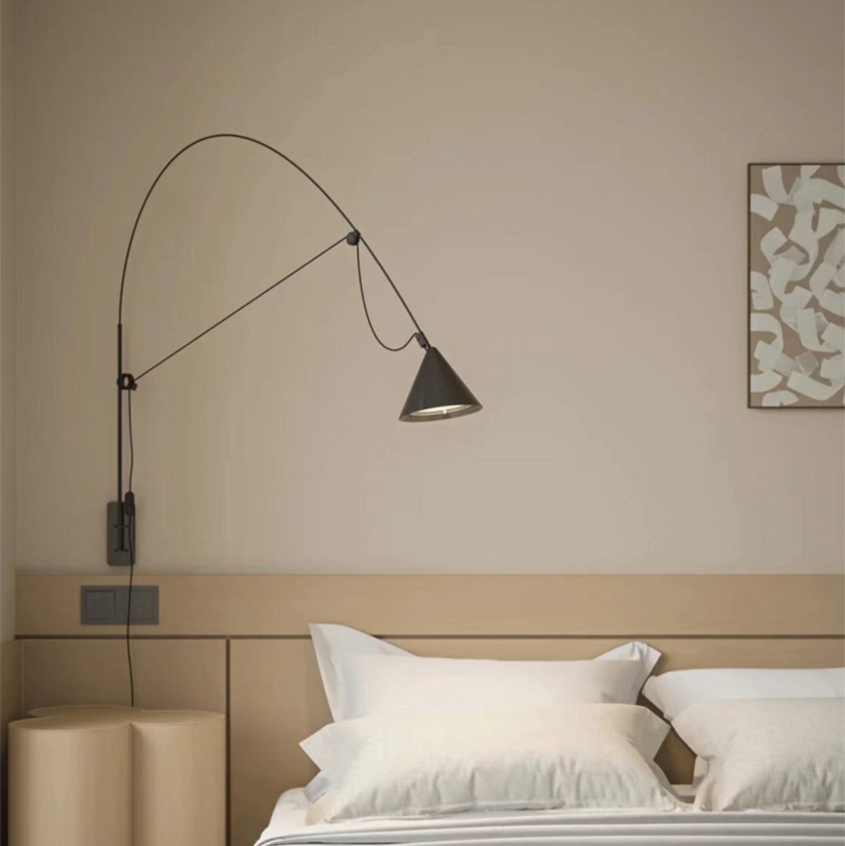 Noraette wandlamp Arc Conus Minimalistisch