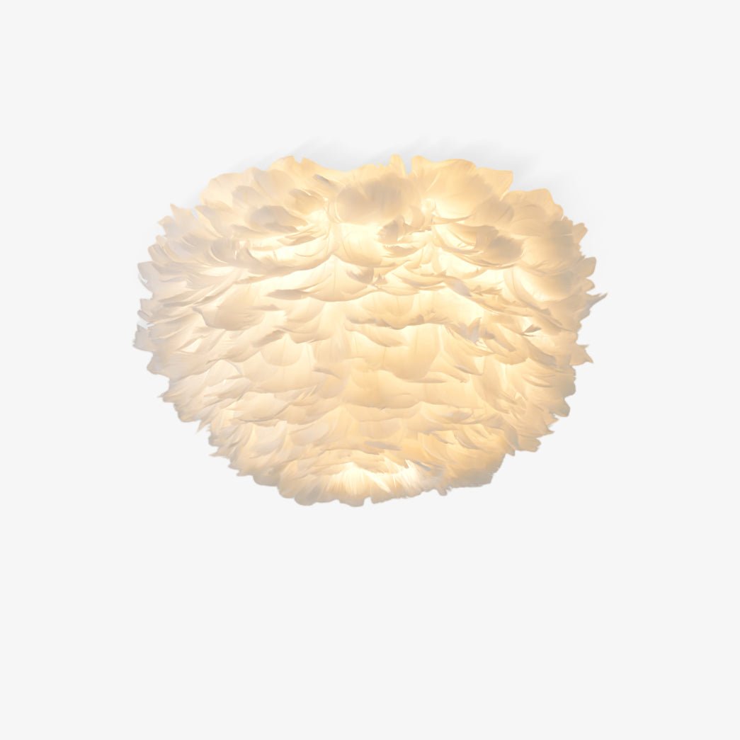 Zalore Premium Noordse kunst plafondlamp met veren
