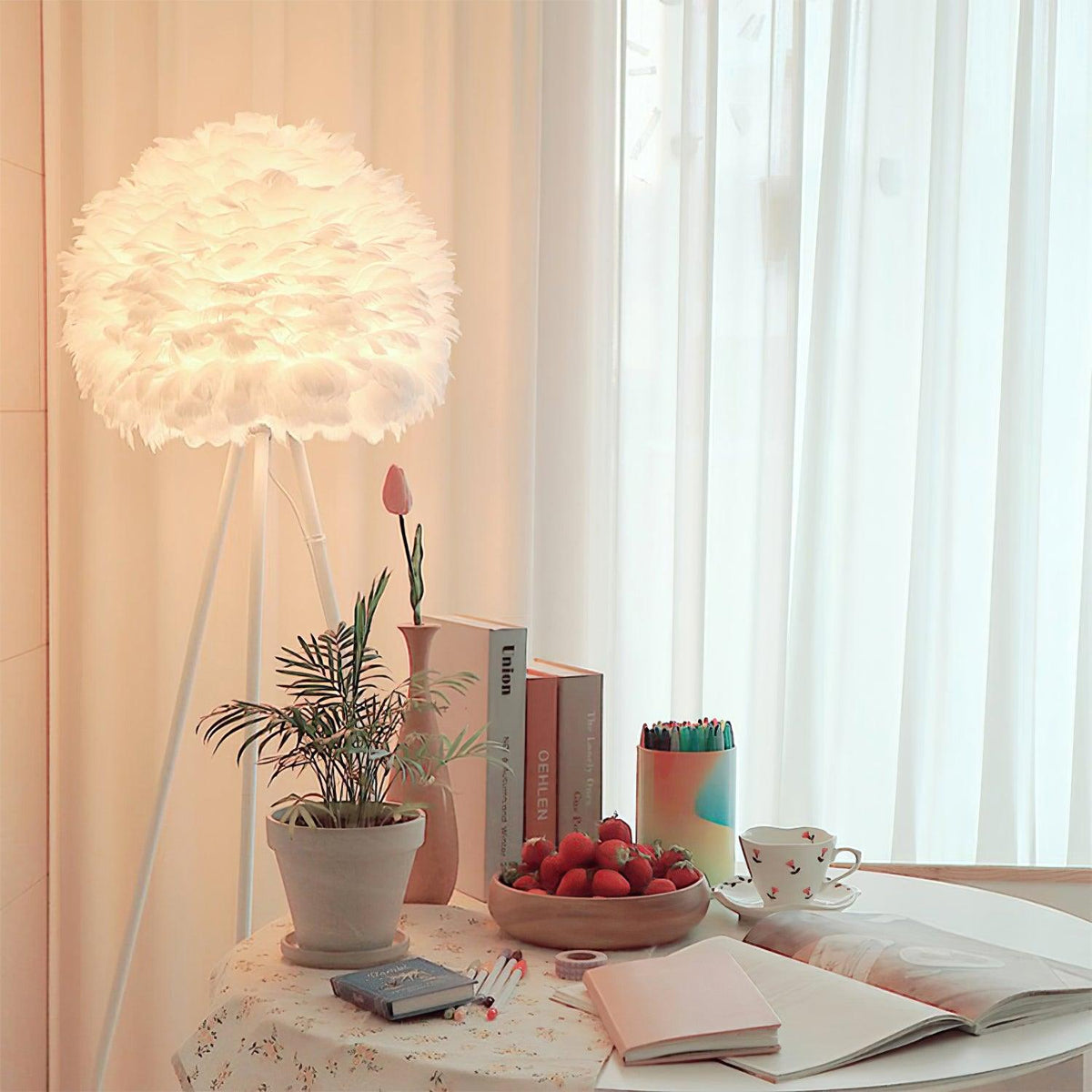 Ivthaar Organic Feather vloerlamp