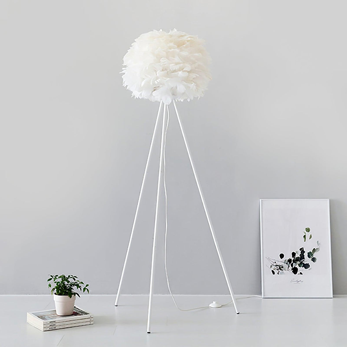 Ivthaar Organic Feather vloerlamp