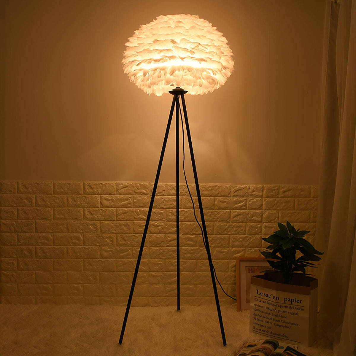 Ivthaar Organic Feather vloerlamp