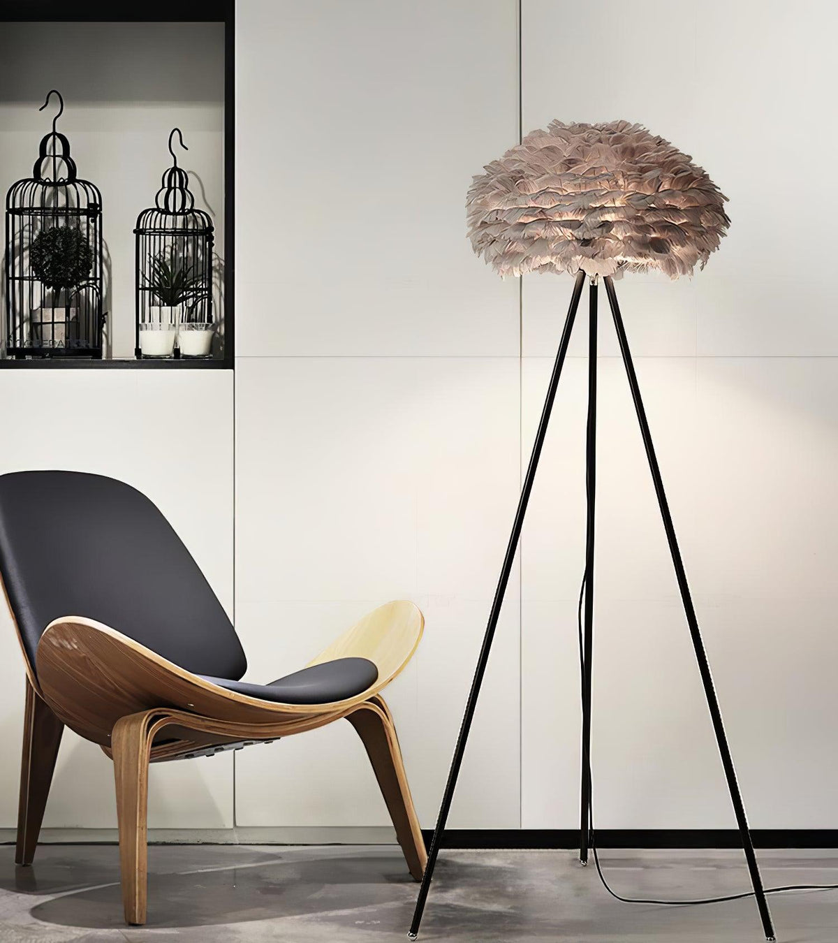 Ivthaar Organic Feather vloerlamp
