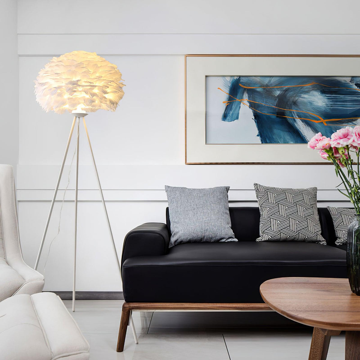 Ivthaar Organic Feather vloerlamp