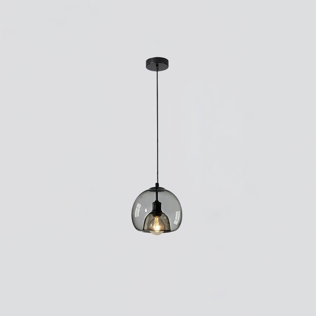 Qev Noordse kunst Pearl glas hanglamp
