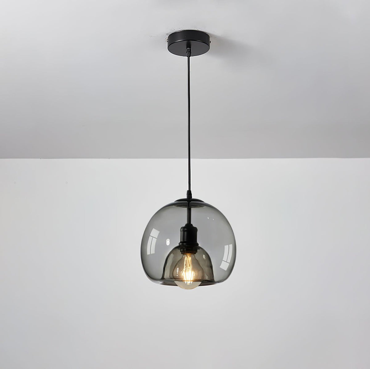Qev Noordse kunst Pearl glas hanglamp