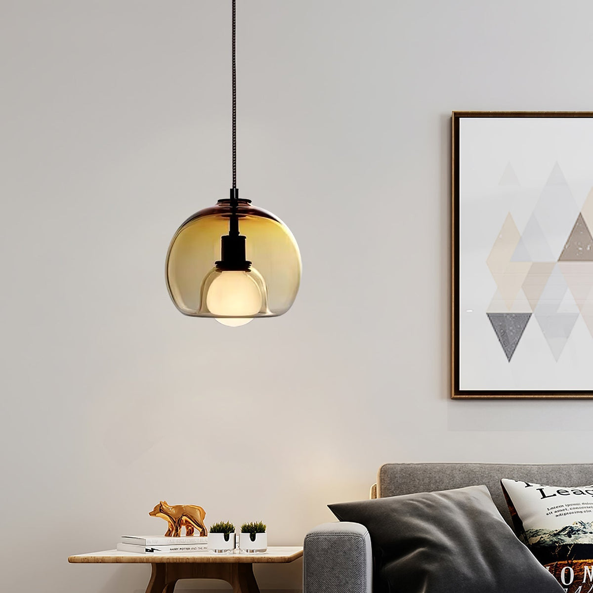 Eamver eigentijdse glazen hanglamp