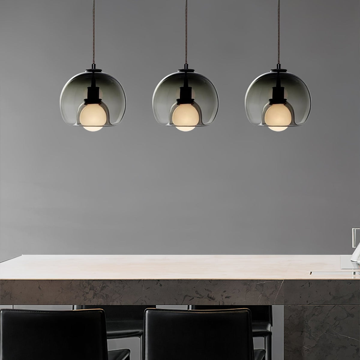 Eamver eigentijdse glazen hanglamp