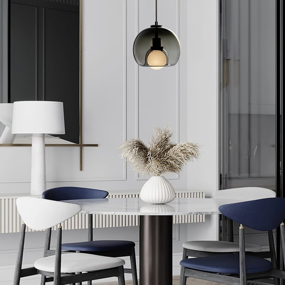 Eamver eigentijdse glazen hanglamp