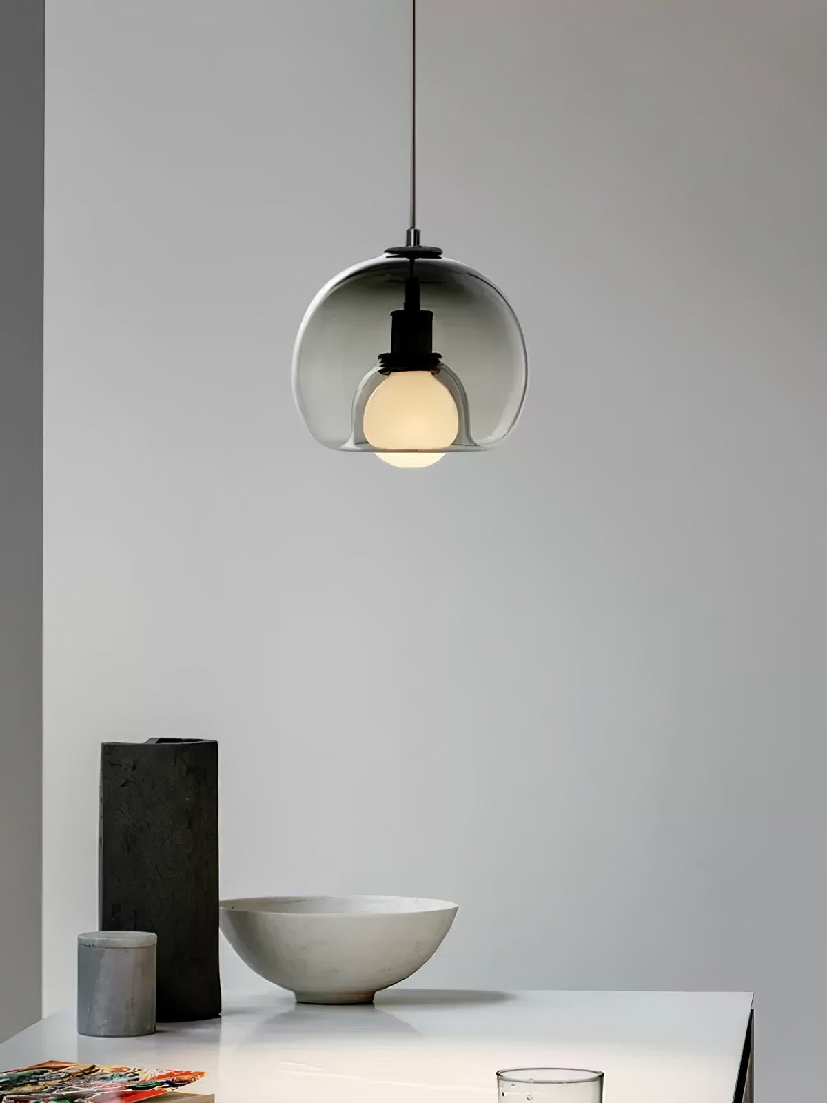 Eamver eigentijdse glazen hanglamp