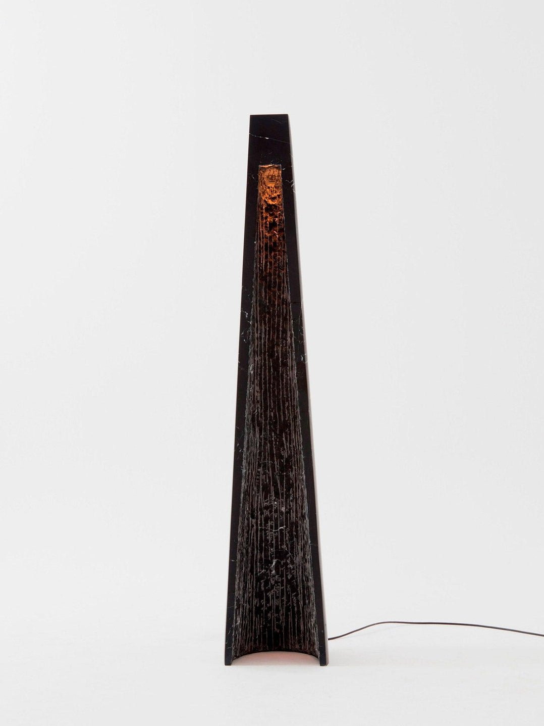 Lave vloerlamp van marmer
