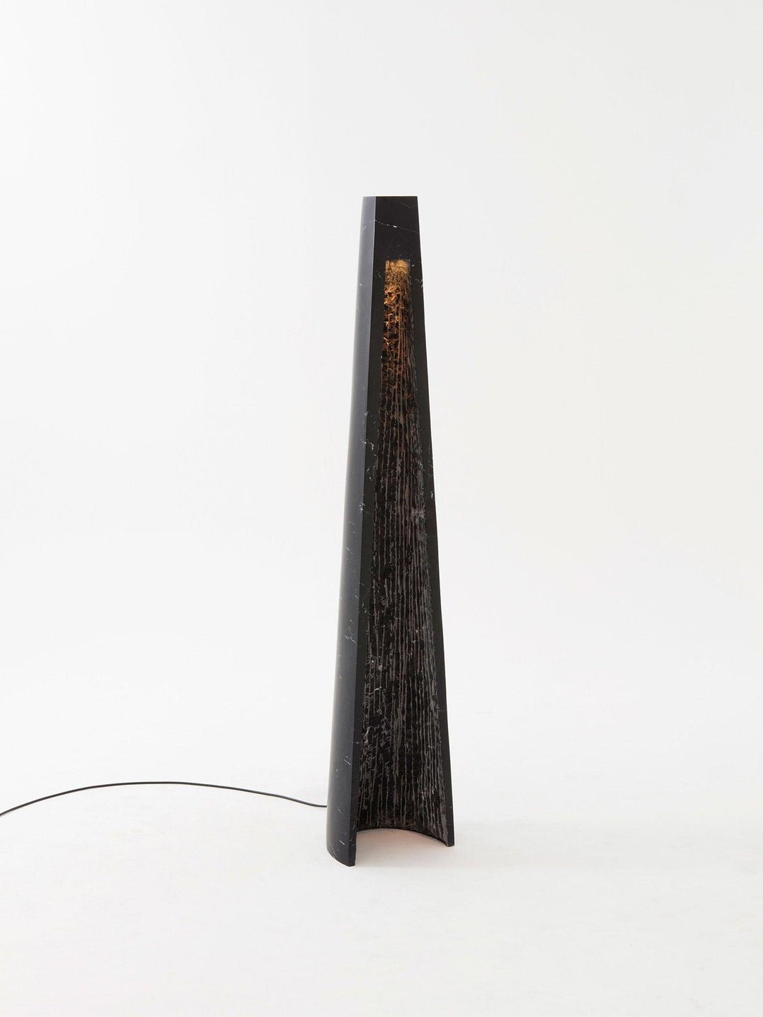Lave vloerlamp van marmer