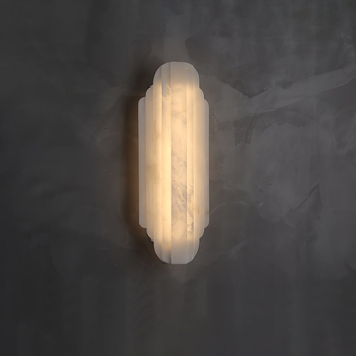 Avenanina Art Deco albasten wandlamp