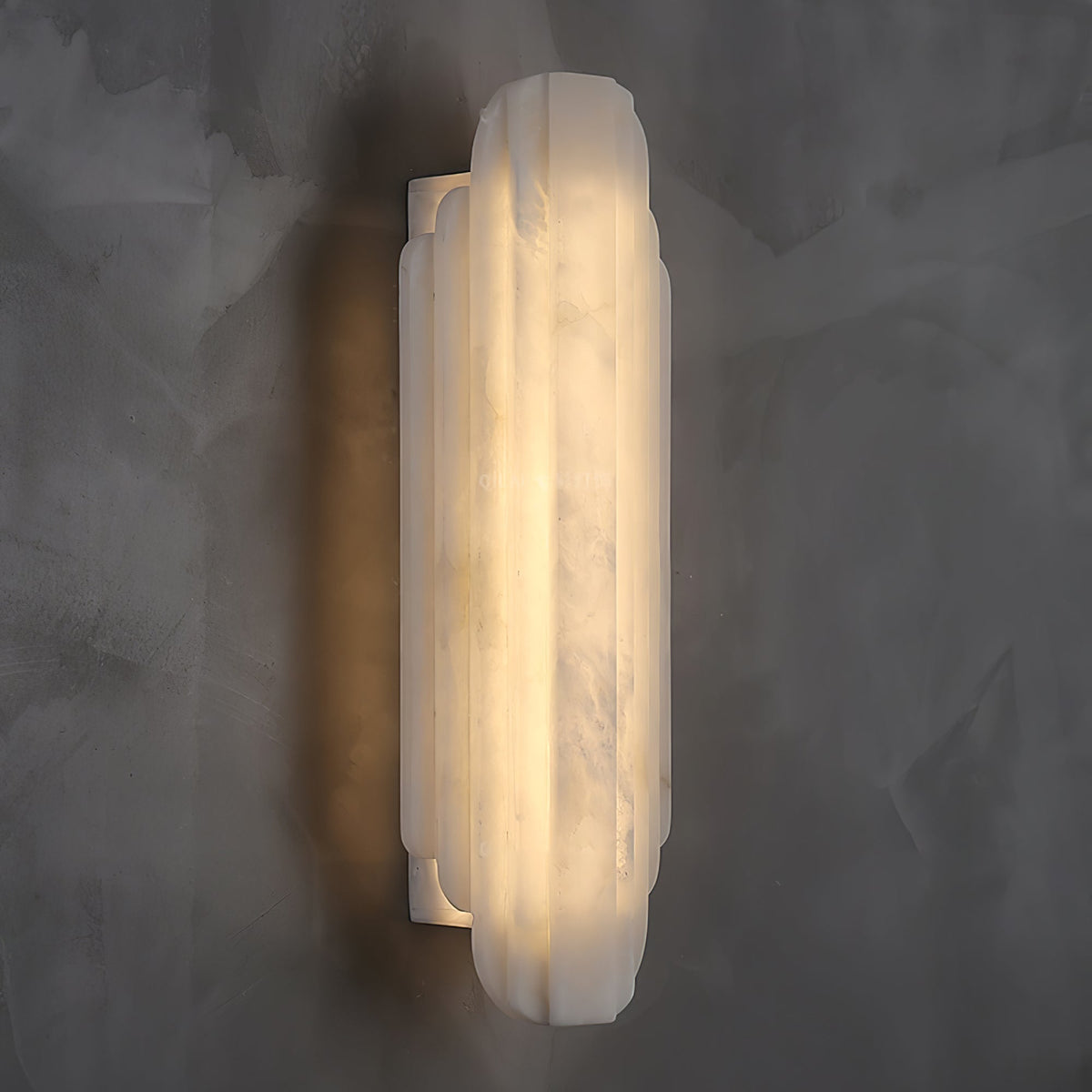 Avenanina Art Deco albasten wandlamp