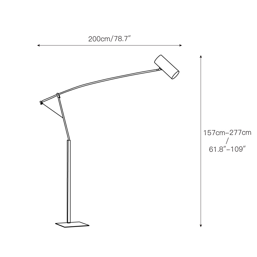 Rohe vloerlamp