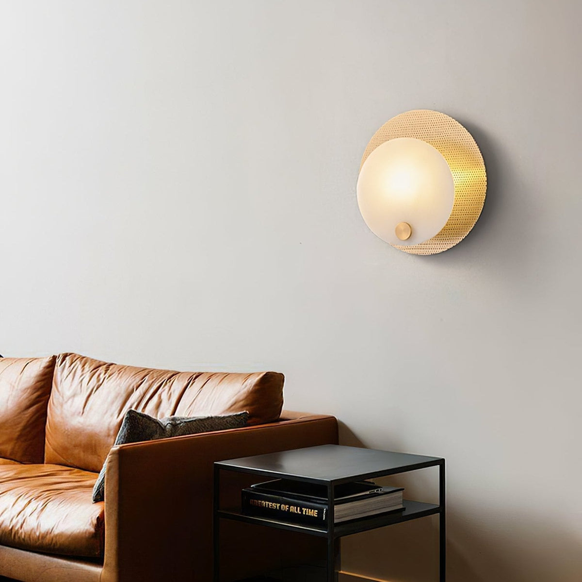 Ilzore ronde plafondlamp van glas
