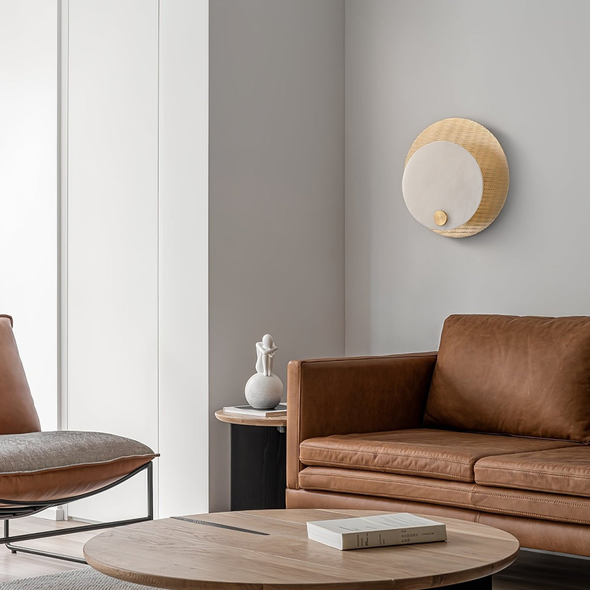 Ilzore ronde plafondlamp van glas