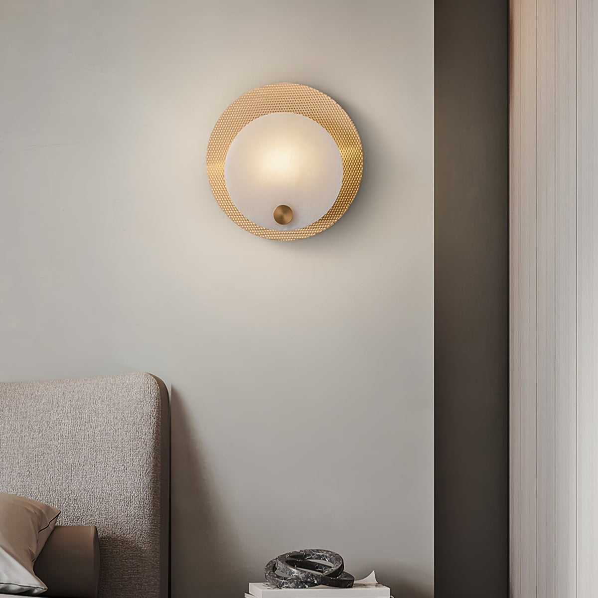 Ilzore ronde plafondlamp van glas