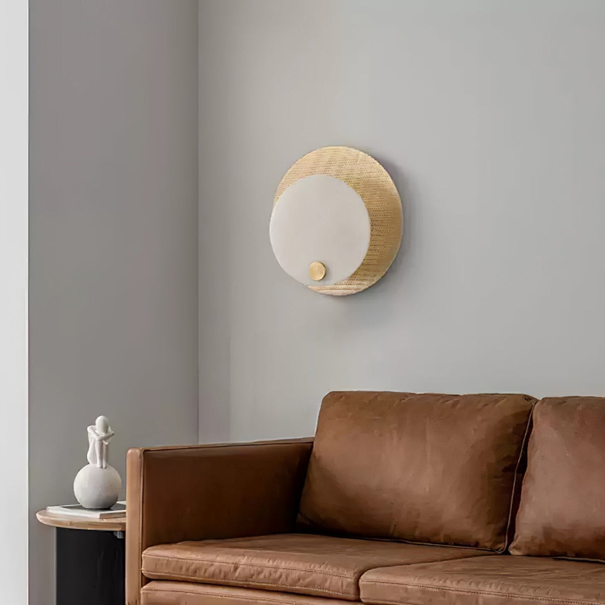 Ilzore ronde plafondlamp van glas